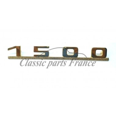 sigle 1500 doré pour Porsche 356 Pré A AT1