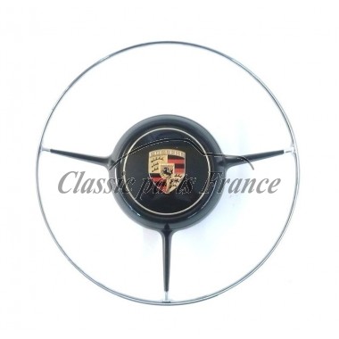 cercle klaxon chromé avec écusson 356 B et C