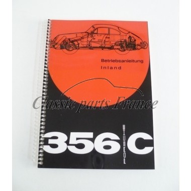 manuel de bord 356 C en réimpression en Allemand