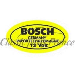 autocollant Bosch pour bobine 12 Volts pour Porsche 356 