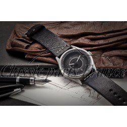 montre 356 bracelet horloge cadran noir/blanc